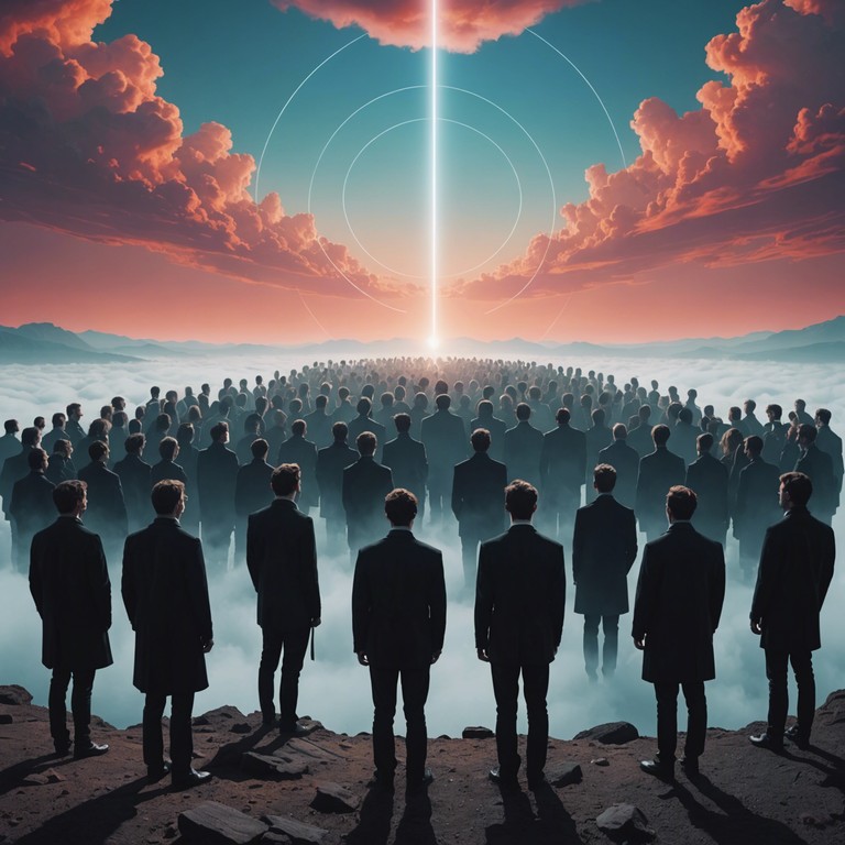 This instrumental track captures the essence of a gospel choir, designed to uplift and inspire through its deep emotional resonance. Layered with rich harmonies and sweeping melodies, the piece evokes a sense of hope and connection among listeners, embodying the spirit of unity and grace. The steady progression culminates in a powerful crescendo, portraying a celestial choir's grandeur.