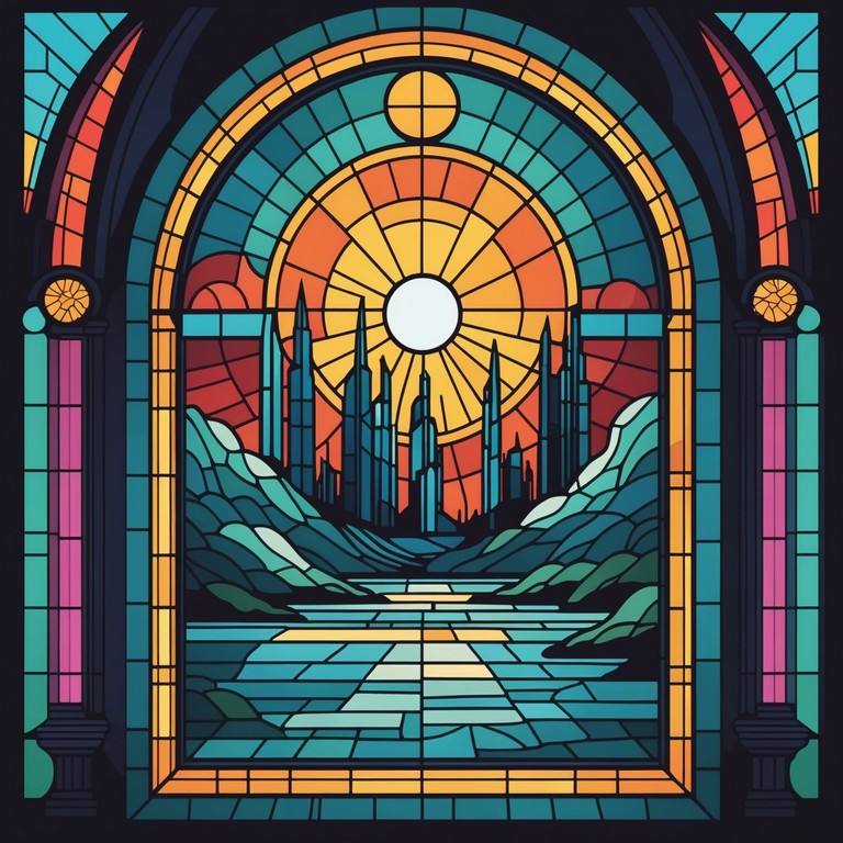 This composition features a captivating fusion of gospel soulfulness with the expansive, surreal sounds of psychedelic music, creating a spiritual and uplifting auditory journey. The song uses a powerful church organ to drive the melody, intertwined with ambient electronic effects to enhance the ethereal feel, making it suitable for both reflective meditation and enthusiastic praise.