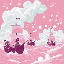 a whimsical instrumental rock journey through a candy colored ocean