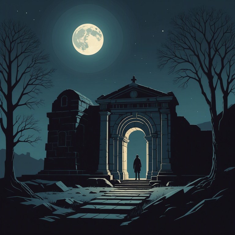 An immersive instrumental track where eerie whispers and ghostly sounds meld with the aggressive power of heavy metal. The song sets a scene of being lost in a haunted, ancient crypt, guided only by mysterious whispers echoing off the stone walls. Sudden bursts of metal riffs intensify the atmosphere, creating a thrilling, adrenaline pumping experience that captures the listener's imagination.