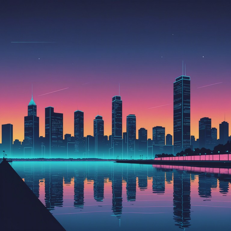 This composition merges a serene sense of urban dusk with graceful, soft synth lines spreading over a low key chillwave beat, creating a transformative city sunset soundscape.