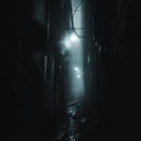 echoes from dark alley generating intense sense of dread