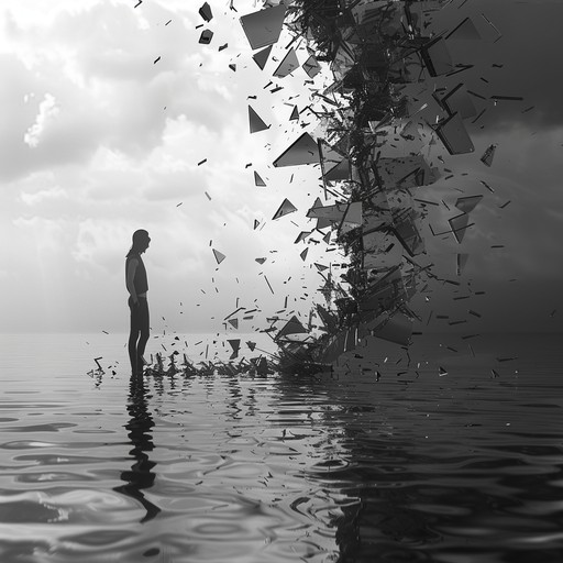 This haunting and introspective instrumental piece delves into the depths of a shattered heart, exploring the painful memories and unfulfilled dreams that linger in the aftermath of a profound loss. The melody, carried by a lone electric guitar, is filled with melancholic undertones and desperate yearning, painting a vivid picture of a soul desperately trying to come to terms with the emptiness within.