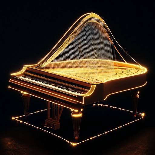 A dramatic fusion of traditional baroque elements with edgy modern sounds. Harpsichord leads the charge, accompanied by strings and modern electronic textures that give a rebellious, intense vibe.