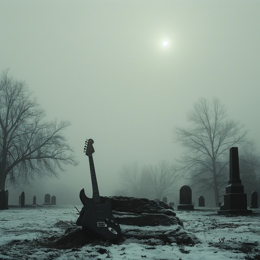 A haunting instrumental song featuring slow, echoing electric guitars and a pulsing, steady rhythm. The track evokes a deep sense of emptiness and longing, blending traditional blues rock elements with unsettling, ghostly overtones. Perfect for creating a chilling, introspective atmosphere.