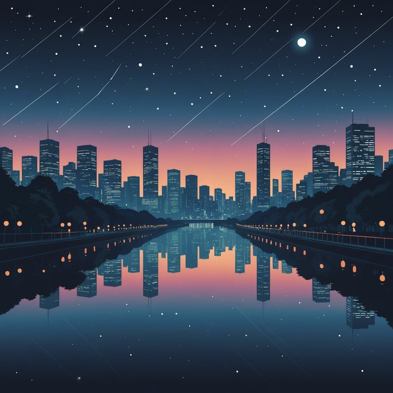This instrumental track paints a picture of a tranquil, starlit night in tokyo. The slow, tender melodies of the piano mingle with the subtle background of nighttime city sounds, creating an intimate and peaceful ambience, perfect for reflection or a gentle evening at home.