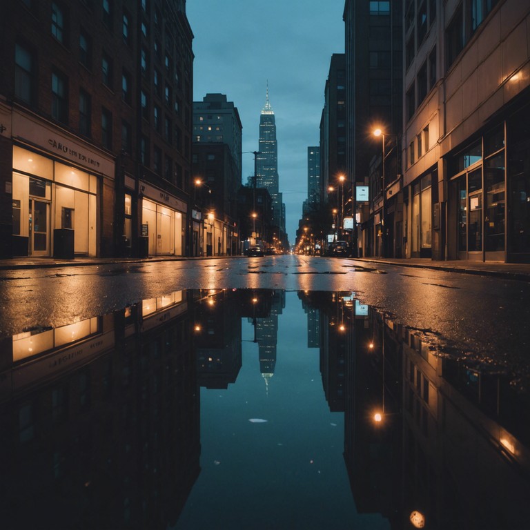 Imagine a melody that feels like a gentle embrace, a sonic representation of quiet urban evenings when the city sounds mellow and the lights flicker with a promise of peace. This track conveys a sense of belonging and calm in the urban tapestry, enveloped in the warmth of the electric piano's soothing tones.