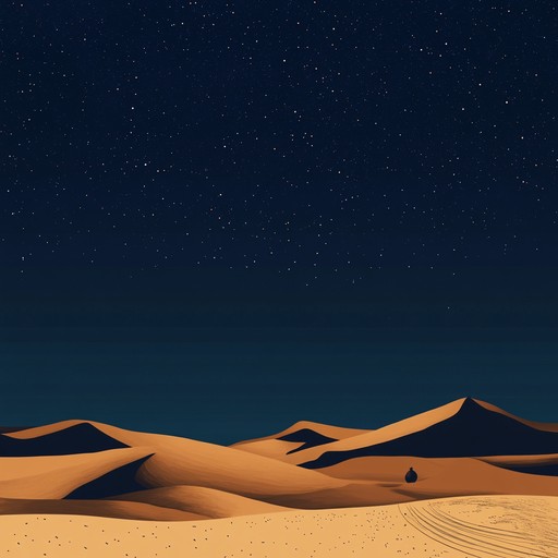 An instrumental piece that blends traditional middle eastern scales with modern ambient textures, capturing the essence of the desert's vastness and the allure of ancient civilizations.