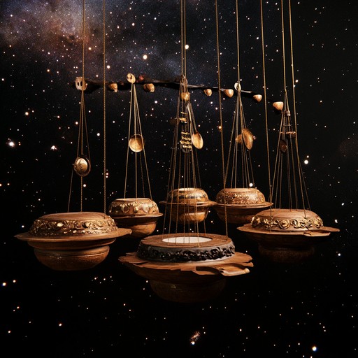 An innovative track that blends energetic drum and bass beats with the ethereal melodies of indonesian gamelan, taking listeners on a cosmic journey that merges tradition and futurism.