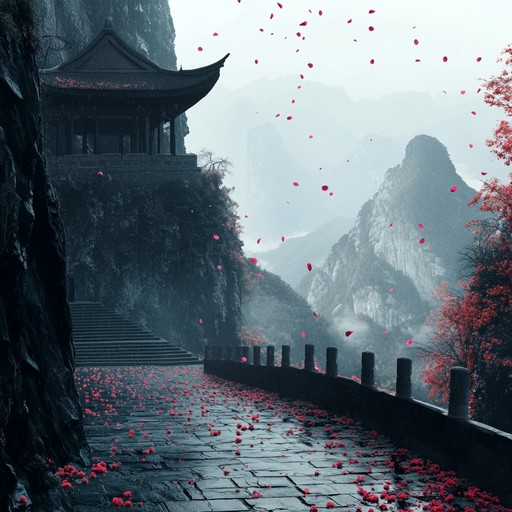 An instrumental piece featuring koto, merging traditional japanese melodies with ambient tones, recalling the beauty and transience of sakura blossoms.