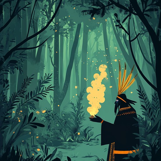 A powerful fusion of ethnic percussion and ambient sounds, this track captures the essence of tribal spiritual rituals. The djembe leads the melody, creating a rhythmic pattern that resonates with the listener's soul. Ideal for creating a mystical and meditative atmosphere.
