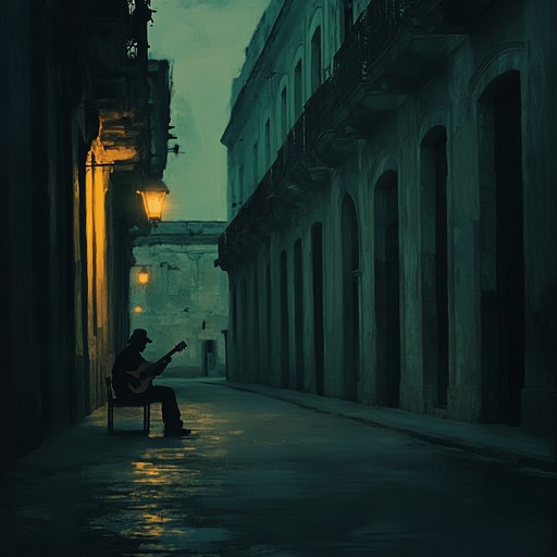 A melancholic journey through afro cuban rhythms, blending sorrowful melodies with traditional percussion to evoke a sense of loss.