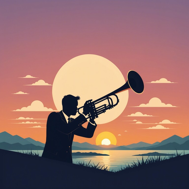 Harnessing the significant emotional undertones of a military march, this track eloquently expresses romantic sentiments coupled with a soldier’s valiant spirit, using lush trumpet solos that speak directly to the heart of bravery and romance within the disciplined life of service.