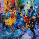 feel the beat, move to the groove. infectious and lively