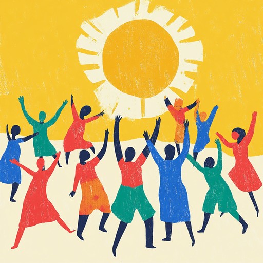 An instrumental dance track that combines vibrant rhythms with uplifting melodies, blending elements of afrobeat and latin percussion to create an infectious groove that inspires joyful movement and celebration.