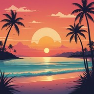 chill, uplifting tune invoking tropical beaches