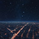 an instrumental synthwave track capturing dreamy neon lit cityscapes.