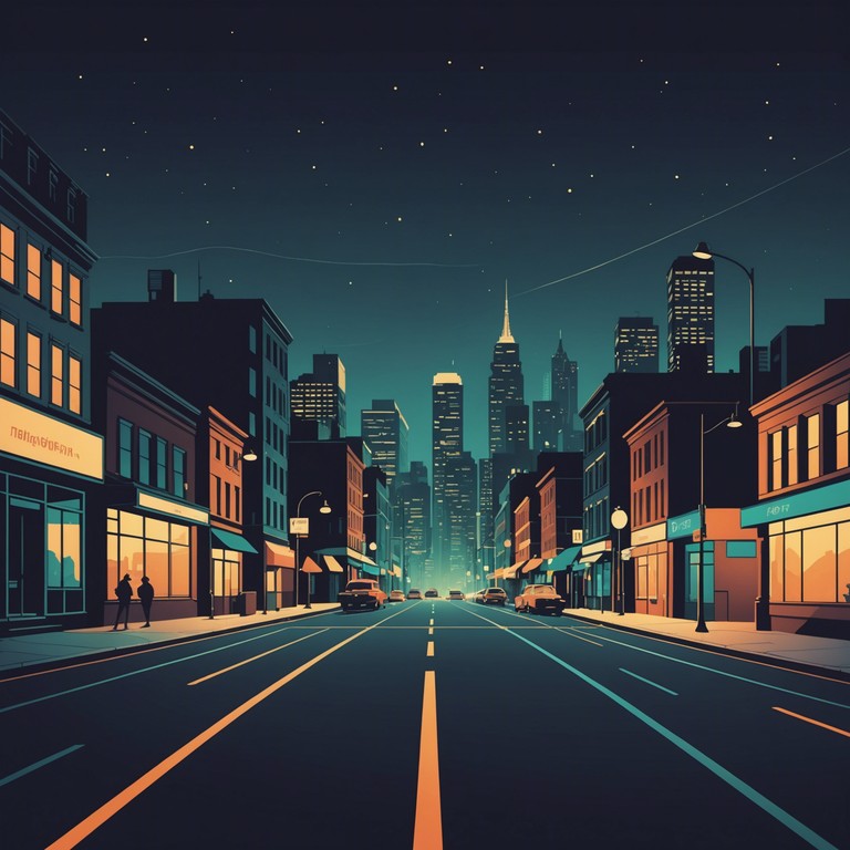 This track captures the essence of a city at midnight, blending urban ambient sounds with soft, ethereal synth melodies, creating a soundscape that reflects the isolated beauty and underlying hectic pace of night time urban life