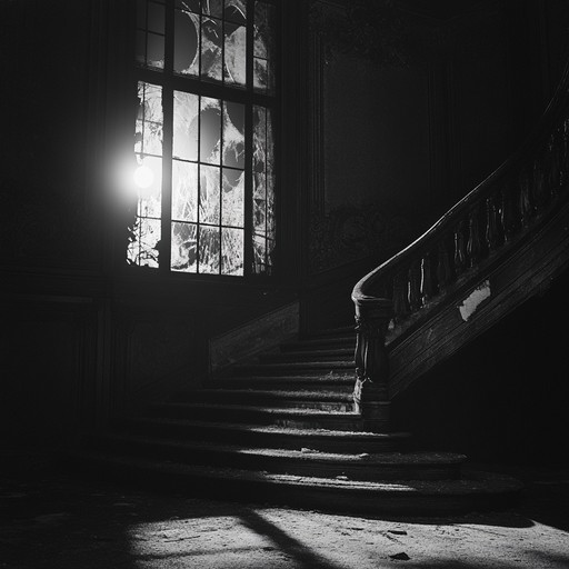 Imagine exploring an eerie, dilapidated mansion at twilight, each step echoing through vast, shadow filled halls accompanied by faint, ghostly whispers and the distant sounds of a storm brewing outside. The atmosphere is thick with a mix of fear and curiosity.