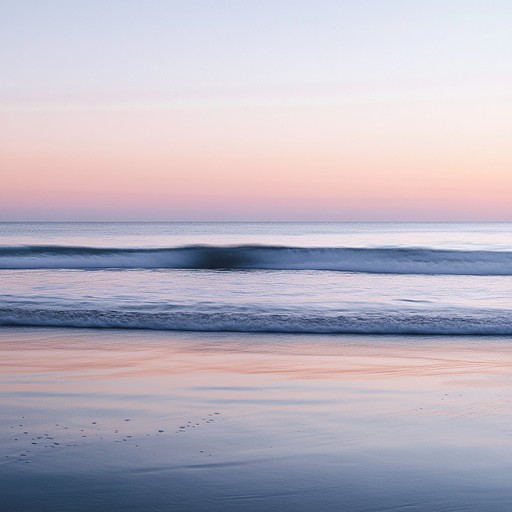 Imagine an evening by the shore, where gentle piano chords mimic the ebbing waves under a twilight sky. Subtle string arrangements bring a dramatic, emotional layer, transforming the scene into a deeply reflective experience. Perfect for a tranquil yet emotive ambient piece.