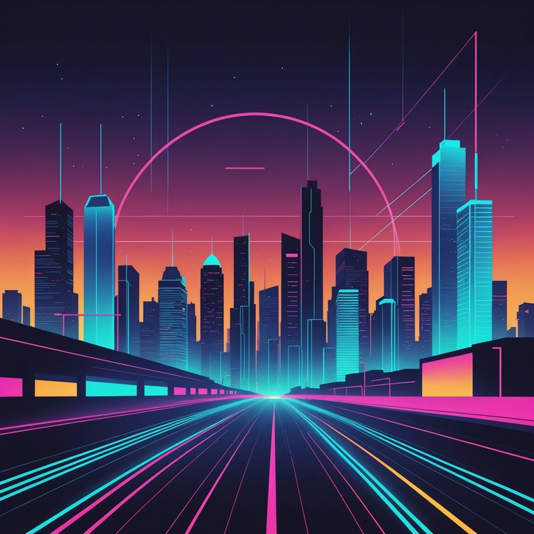 Let the melodic, powerful synthesizer paint a picture of a world filled with luminous skylines and hidden urban enclaves, echoing a future that is both inviting and full of unknowns. It's a piece that encapsulates the vibrancy and the enigmatic spirit of the future.