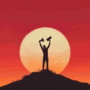 inspiring hip hop instrumental with powerful, uplifting melodies and beats