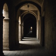 faint cries echo under the moonlit night