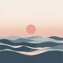 gentle waves and soft melodies evoke distant peace