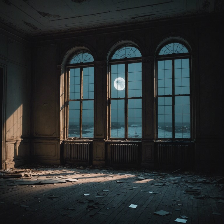 A haunting exploration through melodies that convey the lingering sadness and beauty of an era lost to shadows. The music evolves like a spectral waltz that mourns and celebrates the past simultaneously. A haunting exploration through melodies that convey the lingering sadness and beauty of an era lost to shadows. The music evolves like a spectral waltz that mourns and celebrates the past simultaneously.