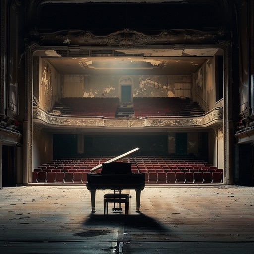 An exquisitely crafted instrumental piece, this melancholic ballad utilizes the delicate touch of the piano accentuated by poignant strings to convey a profound sense of loss and yearning. It is an evocative composition perfect for moments of personal reflection or cinematic scenes requiring a depth of emotion.
