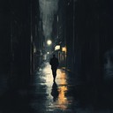 melancholic, reflective melodies with atmospheric, brooding beats
