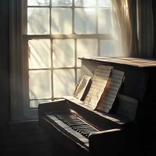An evocative piano ballad uncovering past dreams, deep with nuanced emotions and powerful dynamics. The song flows through an emotional landscape, allowing listeners to experience the resurgence of long buried memories and heartfelt emotions. It portrays an artful blend of nostalgia and poignant reflection, resonating deeply within the soul. An evocative piano ballad uncovering past dreams, deep with nuanced emotions and powerful dynamics. The song flows through an emotional landscape, allowing listeners to experience the resurgence of long buried memories and heartfelt emotions. It portrays an artful blend of nostalgia and poignant reflection, resonating deeply within the soul.
