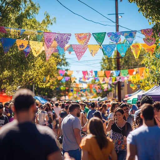 Picture an outdoor fiesta buzzing with excitement. Trumpets jubilantly announce the winners, congas relentlessly keep pace, and the piano's montunos add sparkle. This instrumental salsa track radiates triumphant joy and compels everyone to dance.