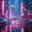 calm, ambient soundscape with futuristic, ethereal elements