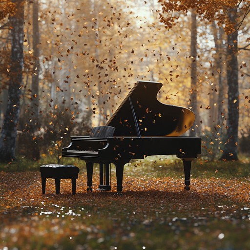 In this composition, gentle and introspective piano melodies intertwine, evoking the nostalgia and serene beauty of a peaceful autumn afternoon. As each note echoes softly, listeners are drawn into a reflective state, contemplating the transient beauty of life's seasons.