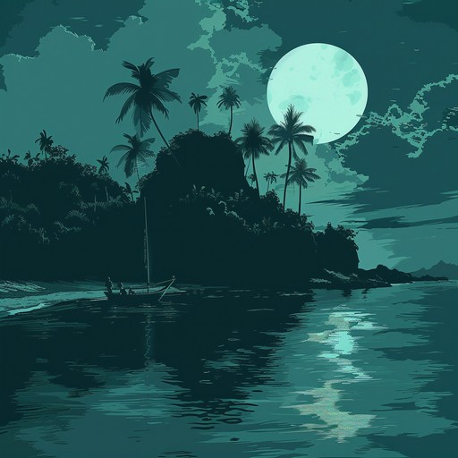 Experience an island night chase with tropical beats and layers of suspenseful, tense atmospheric sounds, adding intensity and a sense of impending danger