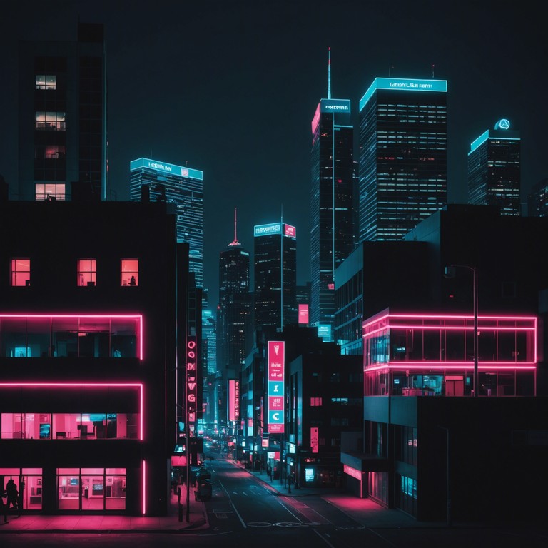 This track combines the pulse pounding rhythms of trap music with the atmospheric textures of a late night urban escapade, creating a sense of thrilling pursuit through a neon lit cityscape. The instrumentation leans heavily on electronic sounds, maximizing the tension and thrill with high paced beats and ominous synths.