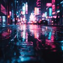 an introspective electro piece capturing loneliness amidst neon lights