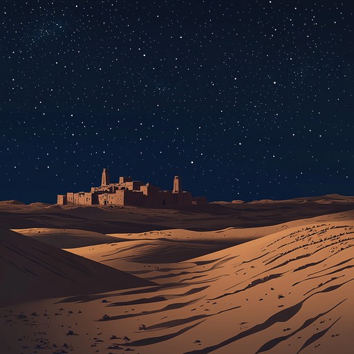 A tranquil instrumental featuring the soothing tones of the oud, invoking images of quiet nights in the desert and ancient stories carried by the wind.