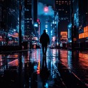 melodic journey through the city's nightscape with indie vibes