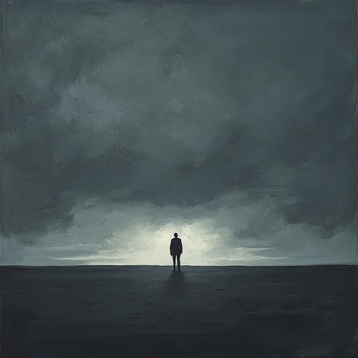 An understated arrangement using minimal synthesizer sounds that gently build tension, immersing the listener in a foreboding and mysterious soundscape. An understated arrangement using minimal synthesizer sounds that gently build tension, immersing the listener in a foreboding and mysterious soundscape.