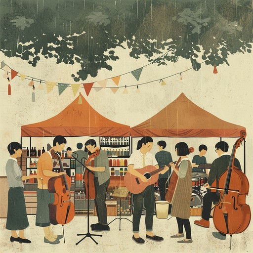 An energetic klezmer tune featuring robust brass melodies and relentless rhythm, evoking a festive atmosphere in an old eastern european marketplace. Perfect for lively celebrations, the music captures the soul stirring spirit of traditional jewish folk music with modern power.