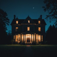 eerie strings echo in a desolate soundscape