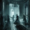 suspenseful waltz with haunting melodies and dramatic crescendos