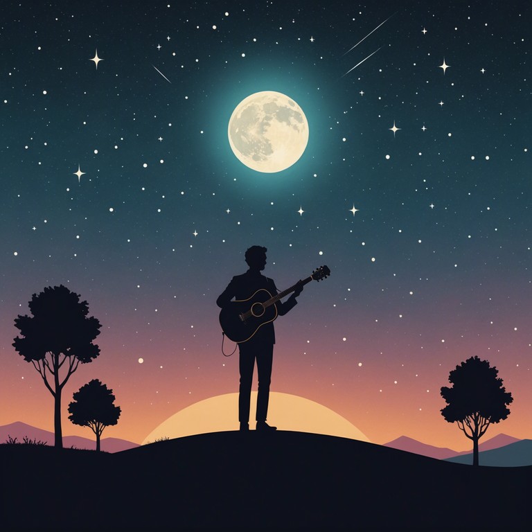 This track is designed to capture the essence of a hopeful journey under the starlit sky, utilizing acoustic instruments to create an intimate, hopeful atmosphere. The music combines elements of traditional freak folk with modern nuances, creating a dynamic soundscape that invites listeners to dream and explore.