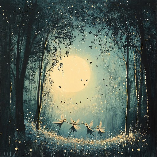 A beautiful, enchanting composition inspired by a mythical forest where fairies frolic under moonlit skies, the music carries the imagination to a world of wonder and magic.