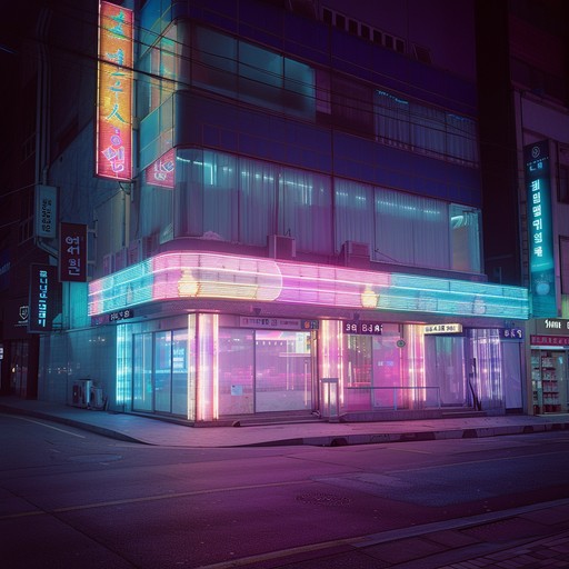 This upbeat track features a catchy blend of electronic and traditional korean instrumentation, evoking images of bustling city streets illuminated by colorful neon signs. The driving beat and pulsing synths create an electrifying atmosphere, while the melodic hooks and dynamic breaks keep the listener engaged from start to finish.