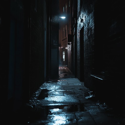 A sinister hip hop track that evokes eerie urban scenes with creepy beats and haunting melodies, perfect for late night vibes and unsettling atmospheres