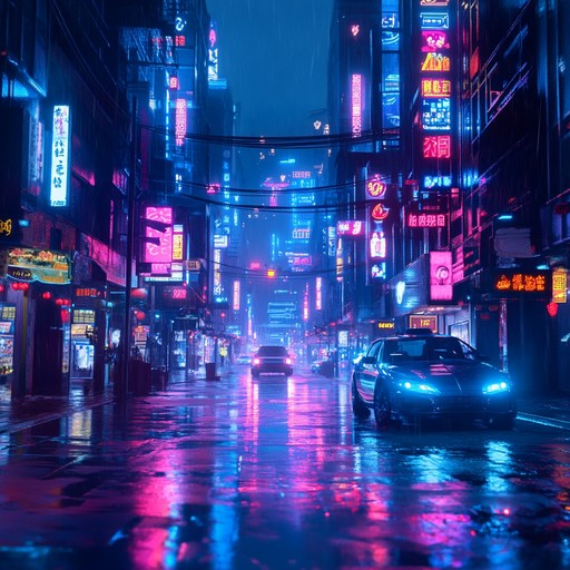 An engaging track combining urban electronica with anime motifs, evoking neon lit streets.