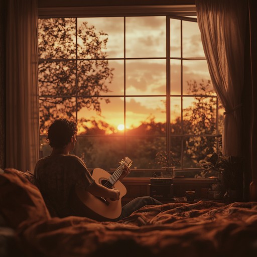 A calming guitar driven melody that mirrors the serene beauty of a summer evening. It is an intimate composition, characterized by gentle strumming and soft harmonies that transport you to a place of peace and reflection. Ideal for unwinding and contemplating life's beautiful moments.